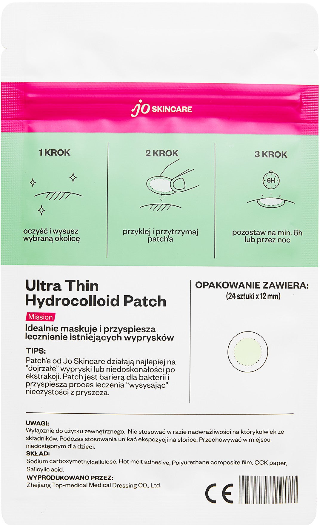 Ultra cienkie Patche o matowym wykończeniu